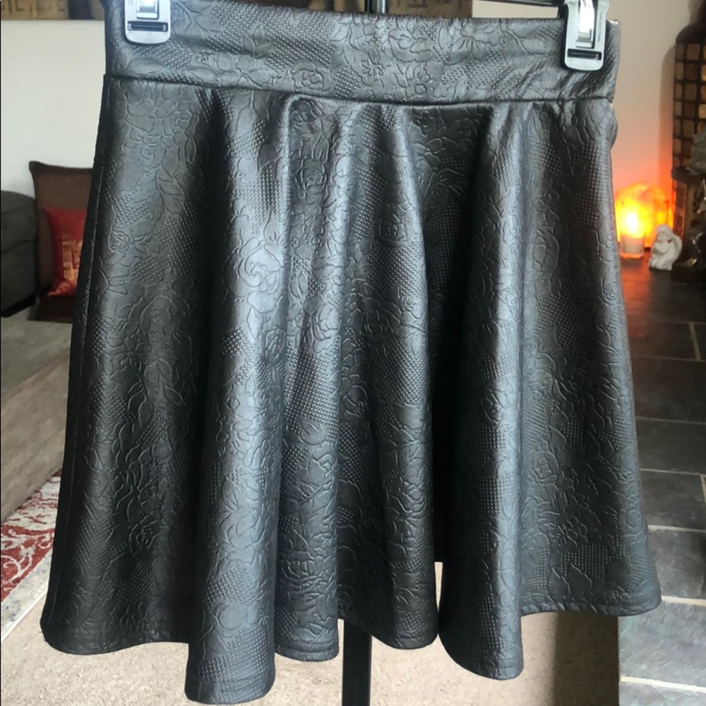 Miss Selfridge PU leather mini